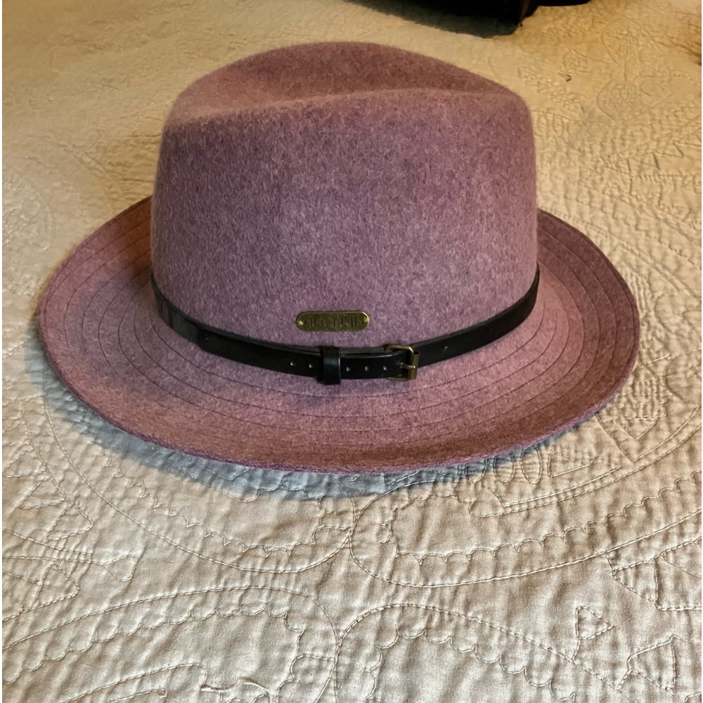 Purple wool hat